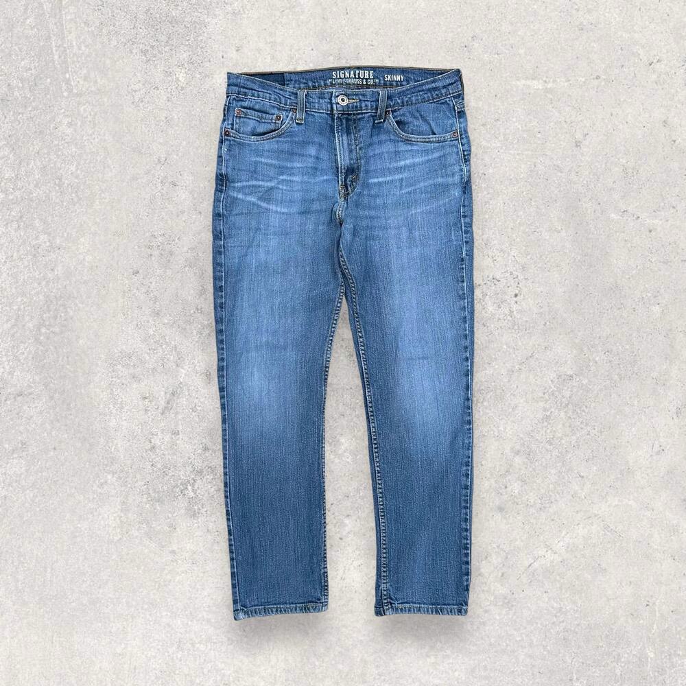 Levi Women’s Blue Skinny Jeans Sz: 33x30